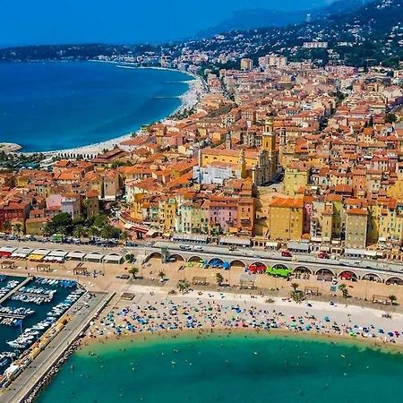 شقة Beau 2 Pieces,Terrasse, Parking Menton Centre المظهر الخارجي الصورة